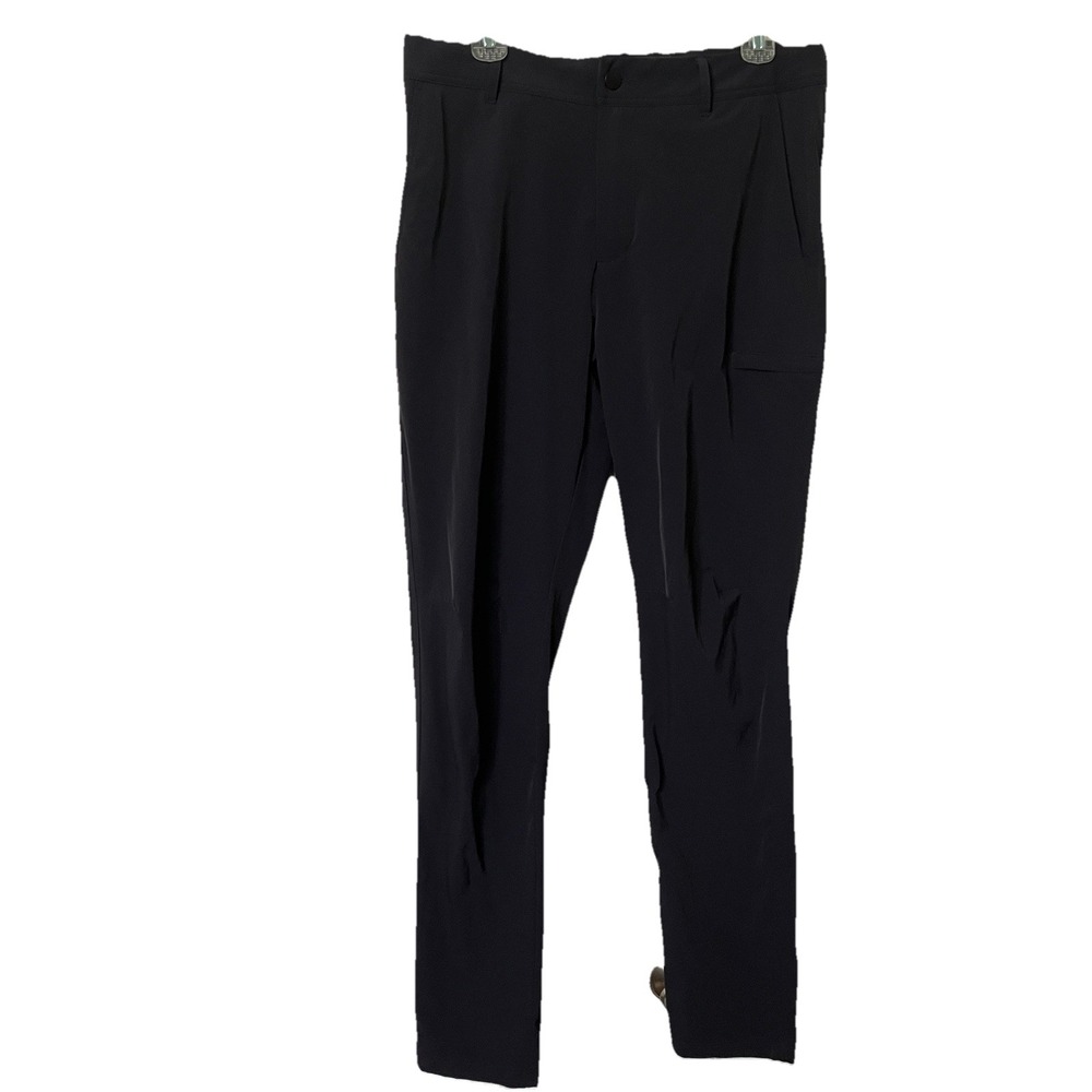 Roots Cabin to City Mens Pants 32 Charcoal Gray Stretch Tech Commuter Chino